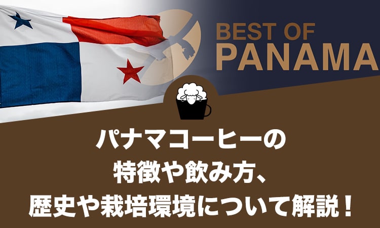 パナマコーヒーの特徴や飲み方、歴史や栽培環境について解説