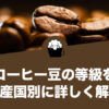 コーヒー豆の等級（グレード）を生産国別に詳しく解説！